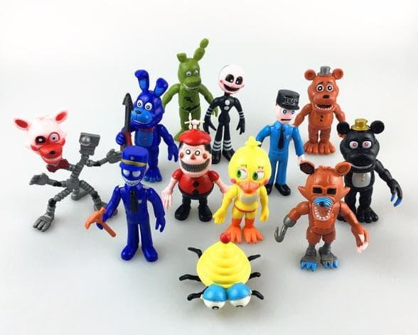 12-pack Five Nights at Freddy's figurer julklappar