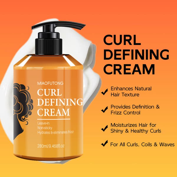 Curl styling cream, styling, hold hair curl - 280ml