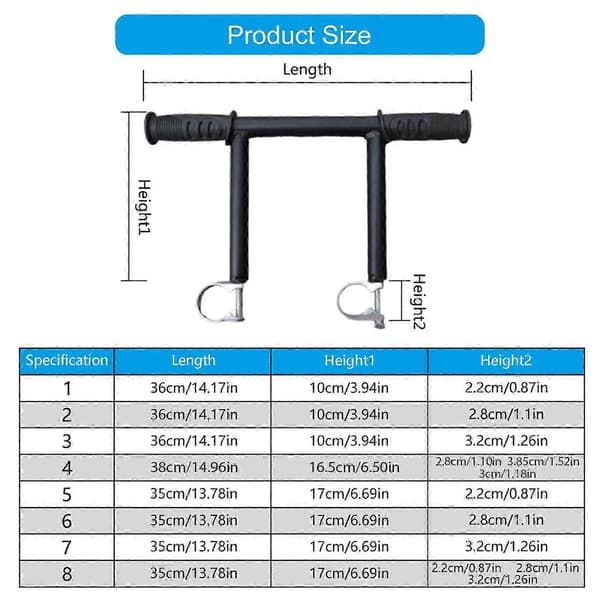 Universal Stroller Handle Extension, Comfortable Grip, Raised Handle, Easy Outdoor Stroller