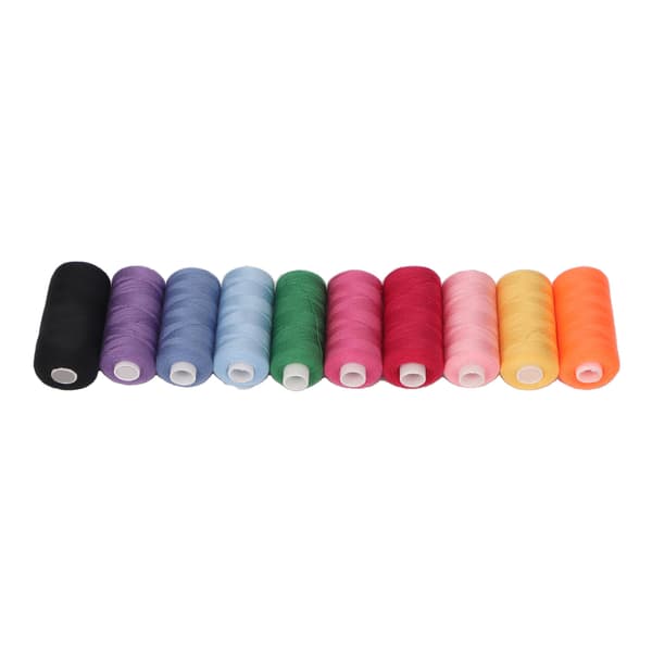 400 Yards Each Embroidery Thread 10 Pcs Craft DIY Durable Sewing Thread Colorful Thread for Clothes