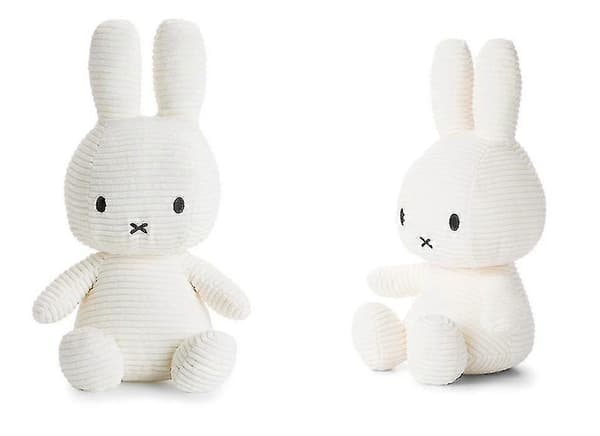 Miffy Manchester bløddyr 25/35cm Hvid White 25CM