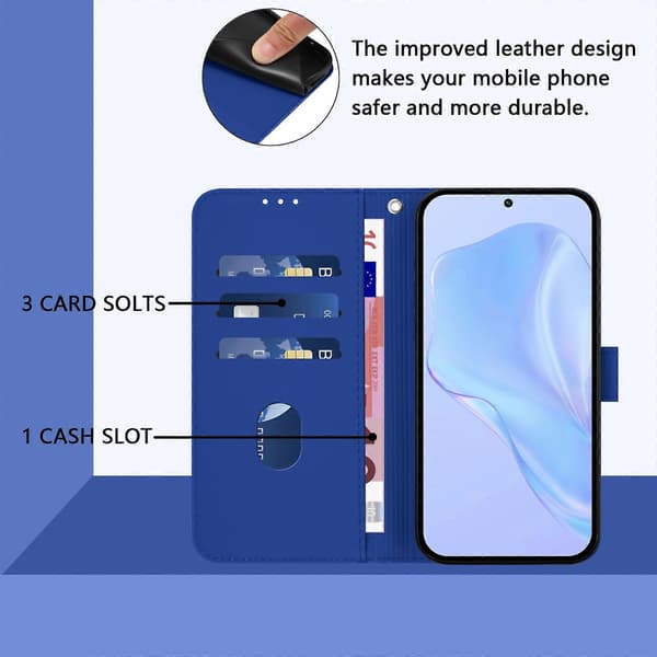 Ensfarget PU-deksel for Redmi Note 14 Pro 5G / 14 Pro+ 5G