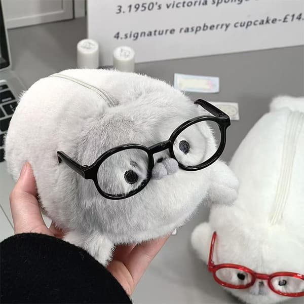 Funny Seal Doll Pencil Case High Aesthetic Value Large Capacity
