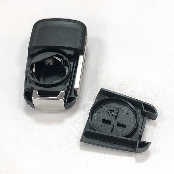 Sammenklappeligt bilnøgleskal til Buick/Opel/Chevrolet 2 knapper Sort