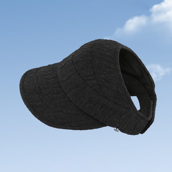 Tynd solbeskyttelseshat / kasket til sommeren sort