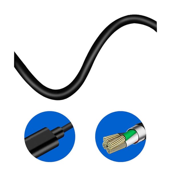 100W USB C til 6.5x4.4mm hanstik opladerkabel, PD hurtigopladning, nylonflettet, 15cm til bærbar computer