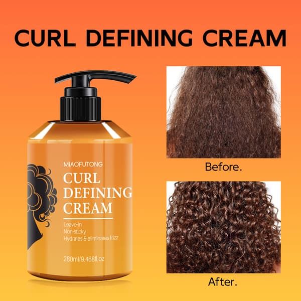 Curl styling cream, styling, hold hair curl - 280ml