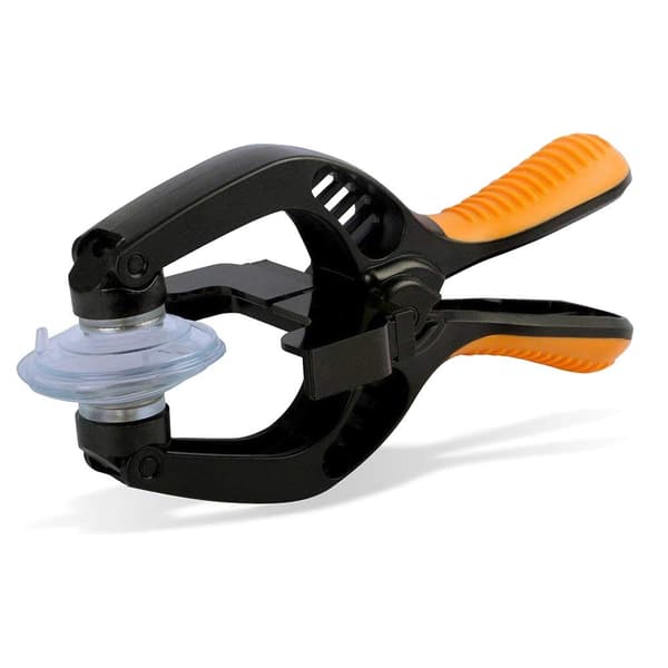 Screen Opening Tool/Pliers Repair Tool Suction Cup Compatible with Various Tables and Smartphones (Orange)