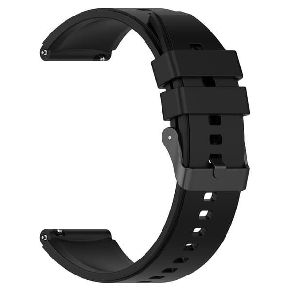 Universal Kompatibel Urrem - 22 mm Sort