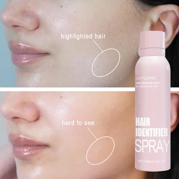 Håridentifikationsspray til Ansigts-Dermaplaning Barbering Kropshår Identificerende Spray