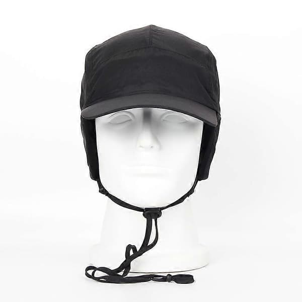 Unisex Waterproof Winter Hat for Men Fleece Lined Earflaps Baseball Cap