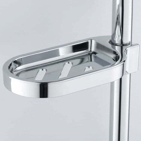 Såpeholder for dusjstang 22mm, Dusjsåpeholder i ABS-plast, Dusjsåpestativ