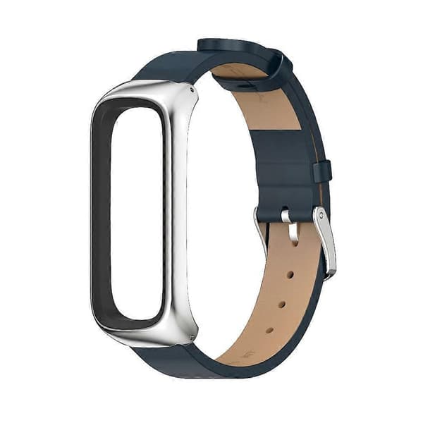 Microfiber Leather Watch Strap for Samsung Galaxy Fit 2