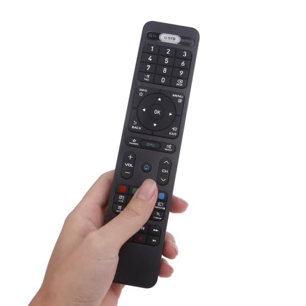 Fjernbetjeningserstatning til FORMULER 02F9 TV Set-top Box