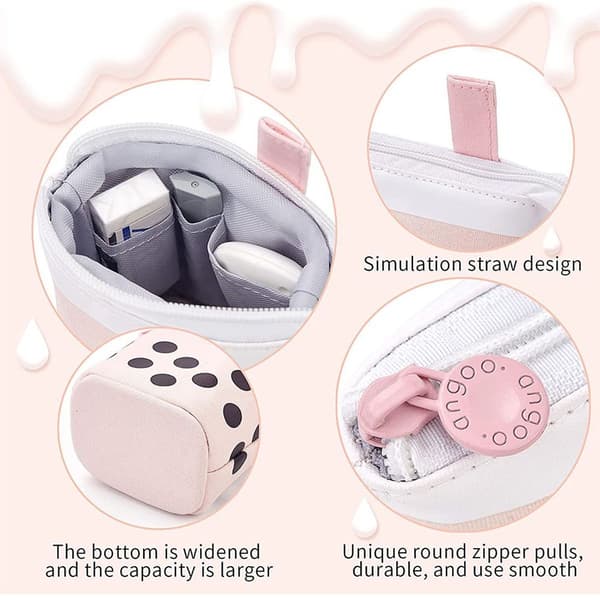 Cute Pencil Case Standing Pen Holder Telescopic Makeup Style 3 KLB