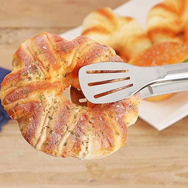 Kjøkkenklyper, buffetklyper, matklyper i rustfritt stål, små klyper, 6-pakning (30 cm)