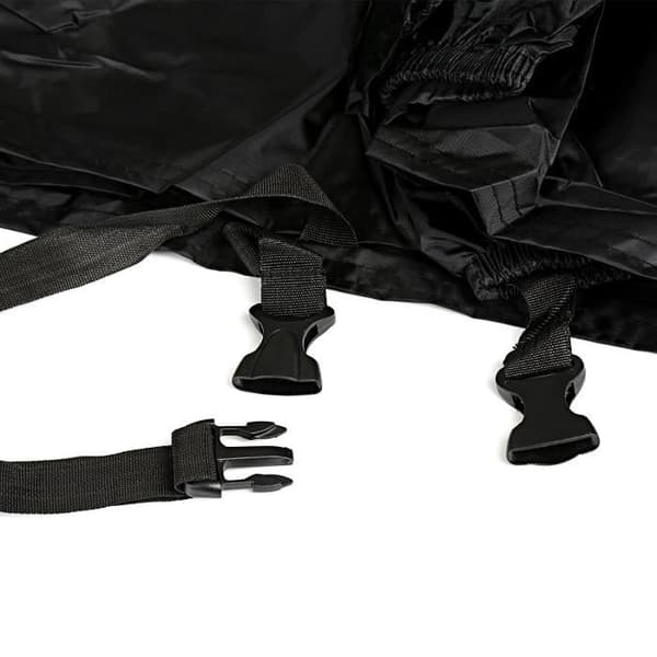 Motorcycle Cover - Waterproof Polyester Sun/Dust Protection Size XXL Black One Size