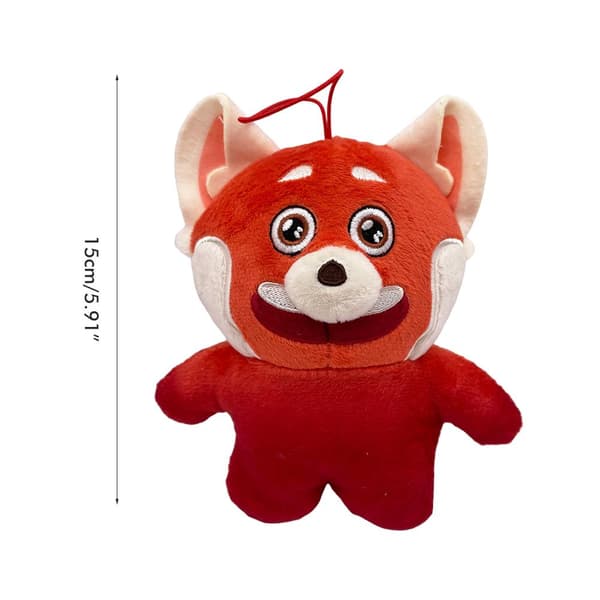 15 cm Anime Red Panda Plush Toy Stuffed Animal Collection Home Decor Gift