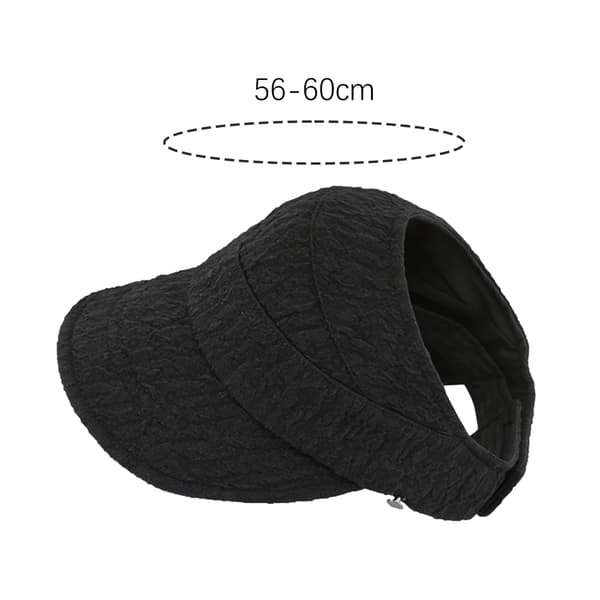 Tynd solbeskyttelseshat / kasket til sommeren sort