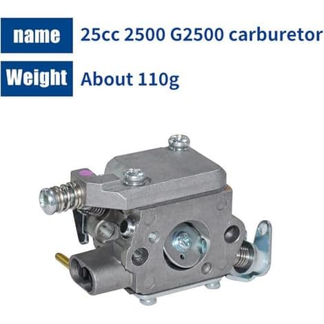 Til motorsav 2500 karburator 25cc enhåndssav G2500