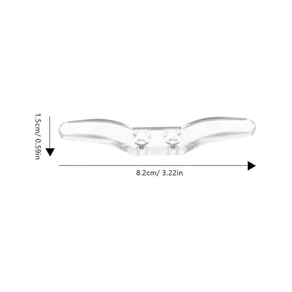 Transparent Roller Blind Hooks for Home Use, Blind Cord, 8 Set Transparent
