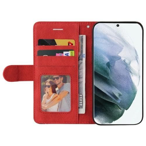 KS Wallet Case for Samsung Galaxy S23 Ultra - Red