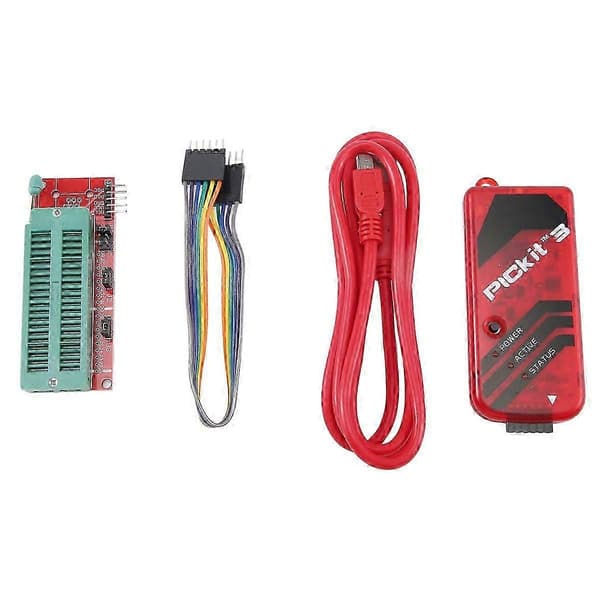PICKIT3 Programmer + PIC ICD2 PIC Kit 2/3 Programmer Adapter Universal Programmer Seat FZ0508