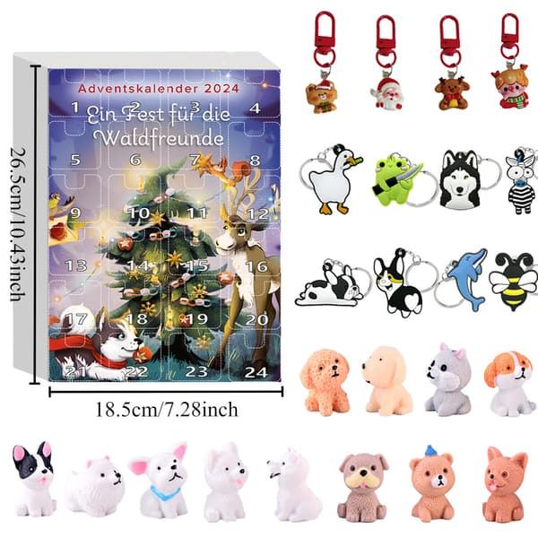 Blind Box Forest Animal Meeting Surprise Collection Presentförpackning 0.3