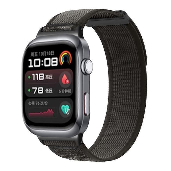 Til Huawei Watch D2 Nylon Urrem Justerbar Erstatningsrem - Blågrå