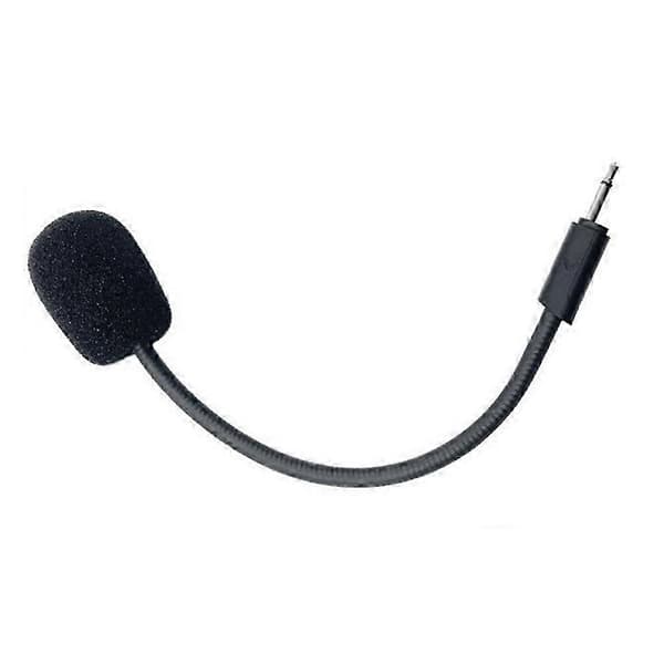 Erstatningsmikrofon til gaming-headset, 2,5 mm stik, støjreducerende, sort plast+metal, kompatibel med JBL Quantum 100