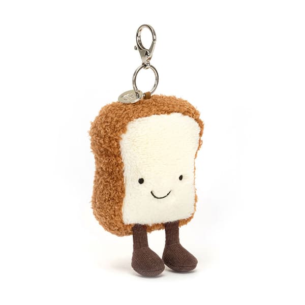 Jellycat Amuseables Toast Laukun Koriste Pehmo Avaimenperä