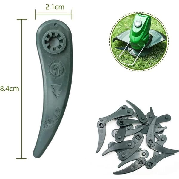24-pakning Bosch gresstrimmerblader for Bosch Durablade Art 23-18 LI Art 26-18 LI gresstrimmere, erstatningsblader for gresstrimmer.