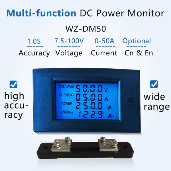 Måler Multimeter Amperemeter Voltmeter Spænding Strøm Effekt Energimåler