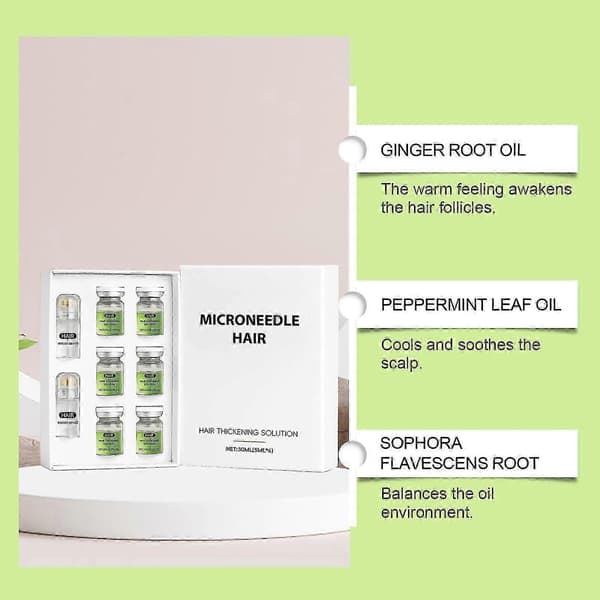 1-3 uppsättningar Alphainfuse Håråterväxtsystem, Avancerad Hårväxtbehandling Ginseng