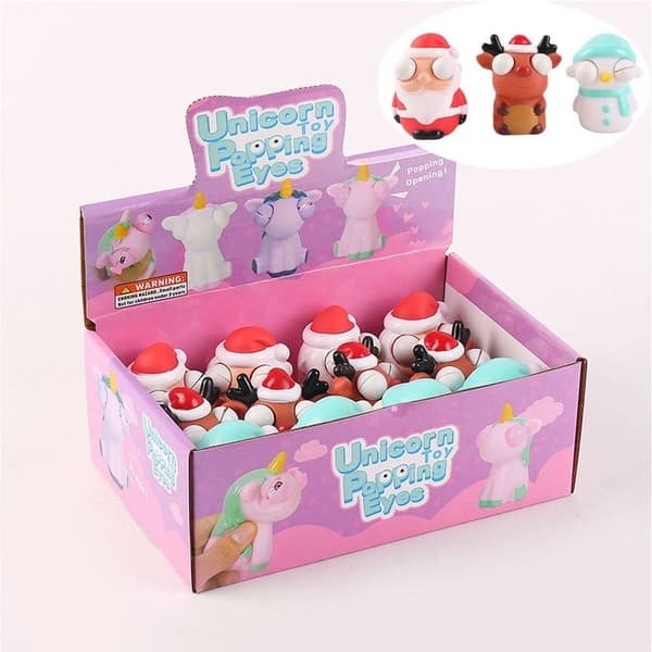 3-pack julleksaker Fidget Toy Stressavlastningsleksak