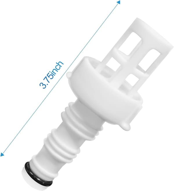 Poolavloppsadapter och poolslangplugg - Kompatibel med Intex poolavloppsslangadapter (2-pack) - Idealisk för enkel pooltömning