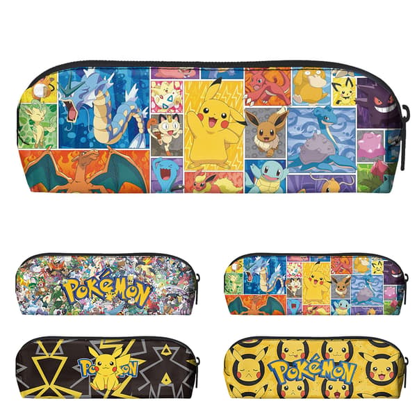 Pikachu pennal - Søt pennal for barn, egnet for jenter, voksne, barn, studenter, lærere
