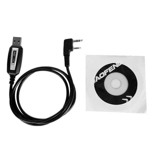 BAOFENG Universal 2-bens USB-programmeringskabel til Puxing/Baofeng/Wouxun Bil Walkie Talkie