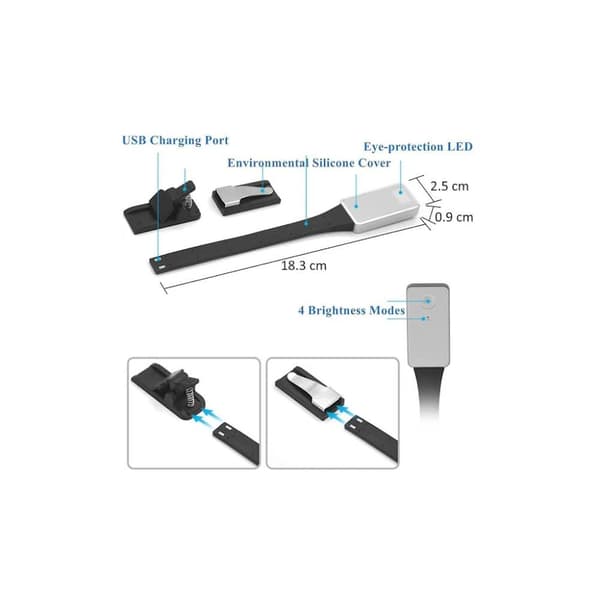 LED Reading Lamp with Book Clip