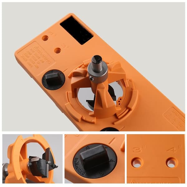35mm Hinge Drilling Jig Hole Guide Woodworking Tool for Kitchen Cabinet Hinges