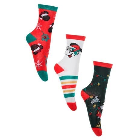 3-pak Mimmi Pigg Julestrømper / Strømper - Dame