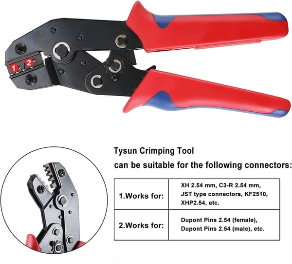Ratcheting Crimper Crimpverktygssats - Anslutningar och set