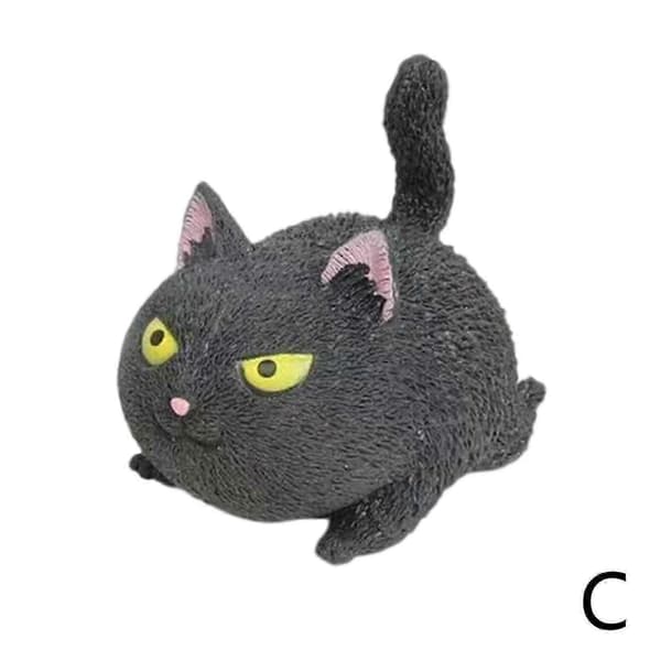 Squishy Kat Stresslegetøj Sjov Sød Katteformet Stressbold Stressbolde Til Voksne Stresslindring