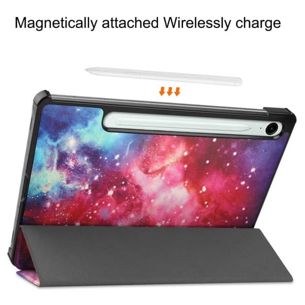 Slankt etui til Samsung Galaxy Tab S10 Lite / S10 FE / S9 FE - Space multifarve
