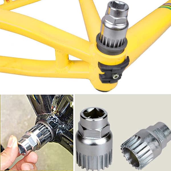 4 pcs Bicycle Repair Tool Kit Bike Chain Repair Tool Crank Puller Bottom Bracket Removal Tool