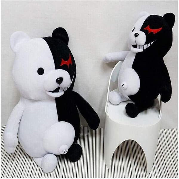 Monokuma Plyschdocka Leksaker Cosplay Stoppade Djur Leksaker Super Söt