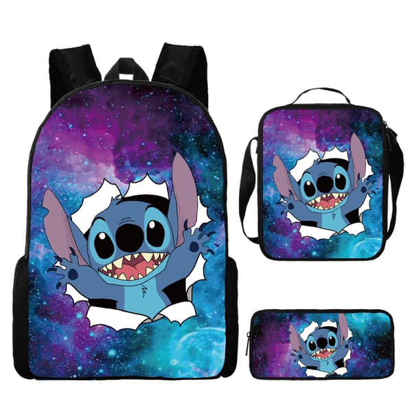 Stitch Ryggsäck Grundskolan Anime Case