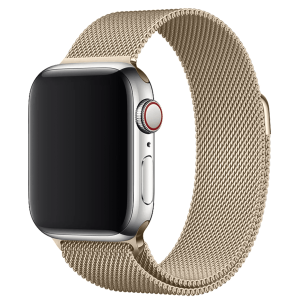 Milanese Apple Watch-rem til 38mm/40mm/41mm - Sort