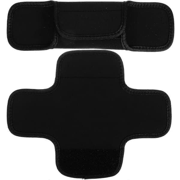 Shoulder Strap Padding, Non-Slip Sponge Pad for Backpack Pressure Relief Universal Fit Black Black 29x22.5cm