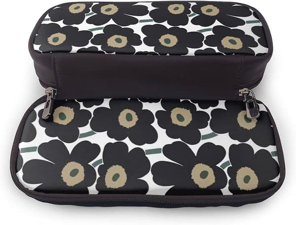 Marimekko Leather Pencil Case Pencil Case Office Bag Portable Storage Box Cosmetic Box Folder bd002989